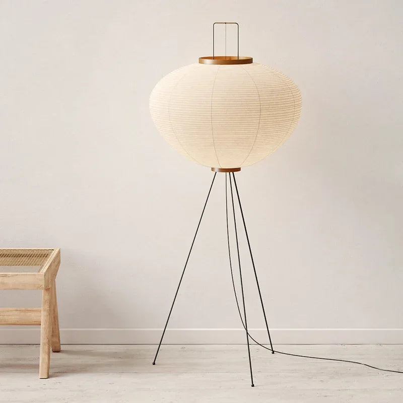 Japanese Rice Paper Lamp Minimalist Design-Lighting > Table Lamps-casanuva-Floor Lamp-casanuva