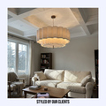 Japanese Wabi Sabi Natural Fabric Chandelier-Lighting > Chandeliers & Pendant Lights-casanuva-casanuva