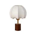 Japanese Wood Table Lamp with Cloth Shade-Lighting > Table Lamps-casanuva-B-EU Plug-casanuva