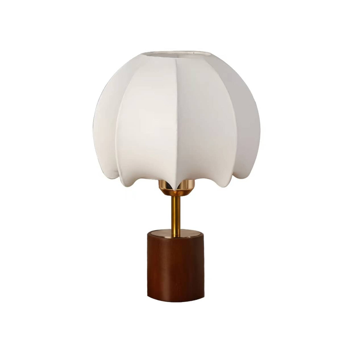 Japanese Wood Table Lamp with Cloth Shade-Lighting > Table Lamps-casanuva-B-EU Plug-casanuva