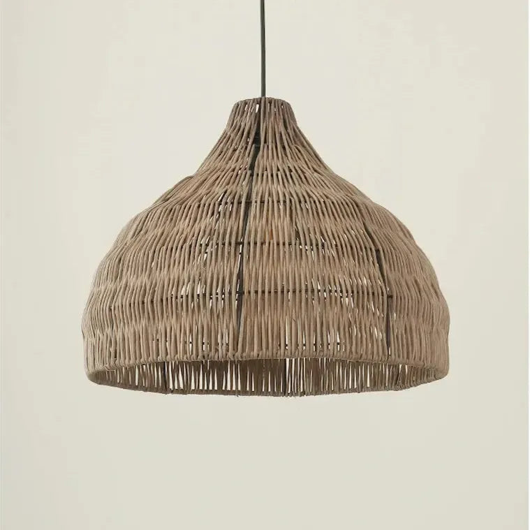 Japanese Wooden Woven Handmade Pendant Light-Lighting > Pendant Lights-casanuva-casanuva