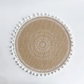 Jute Boho Anti Slip Placemat Set Rustic Design-Kitchen & Dining > Placemats-casanuva-A-casanuva
