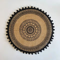 Jute Boho Anti Slip Placemat Set Rustic Design-Kitchen & Dining > Placemats-casanuva-E-casanuva