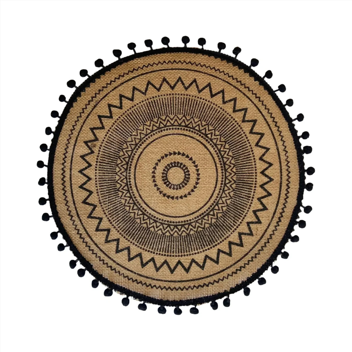 Jute Boho Anti Slip Placemat Set Rustic Design-Kitchen & Dining > Placemats-casanuva-F-casanuva