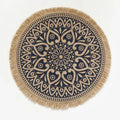 Jute Boho Anti Slip Placemat Set Rustic Design-Kitchen & Dining > Placemats-casanuva-L-casanuva