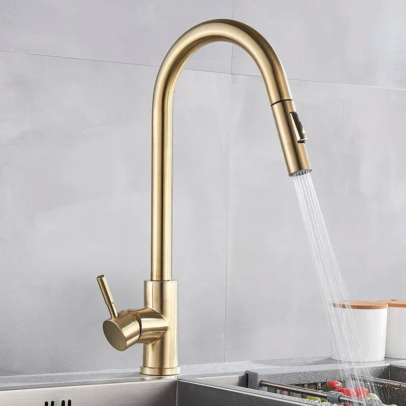 Kitchen Faucet 360 Degree Swivel Single Lever Mixer-Kitchen & Dining > Kitchen Faucets-casanuva-casanuva
