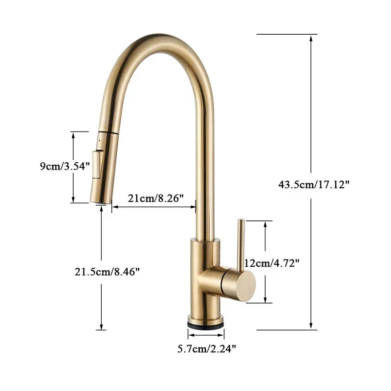 Kitchen Faucet 360 Degree Swivel Single Lever Mixer-Kitchen & Dining > Kitchen Faucets-casanuva-casanuva