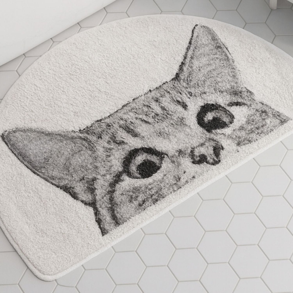 Kitty Cat Bath Mat-Bedding & Bath > Bath Mats-casanuva-casanuva