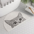 Kitty Cat Bath Mat-Bedding & Bath > Bath Mats-casanuva-Sneaky kitty-16"x23.5"-casanuva