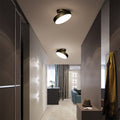 LED Adjustable Ceiling Light-Lighting > Ceiling Lights-casanuva-Black with gold trim-D20cm*H10cm-Three-color Changing By S-casanuva