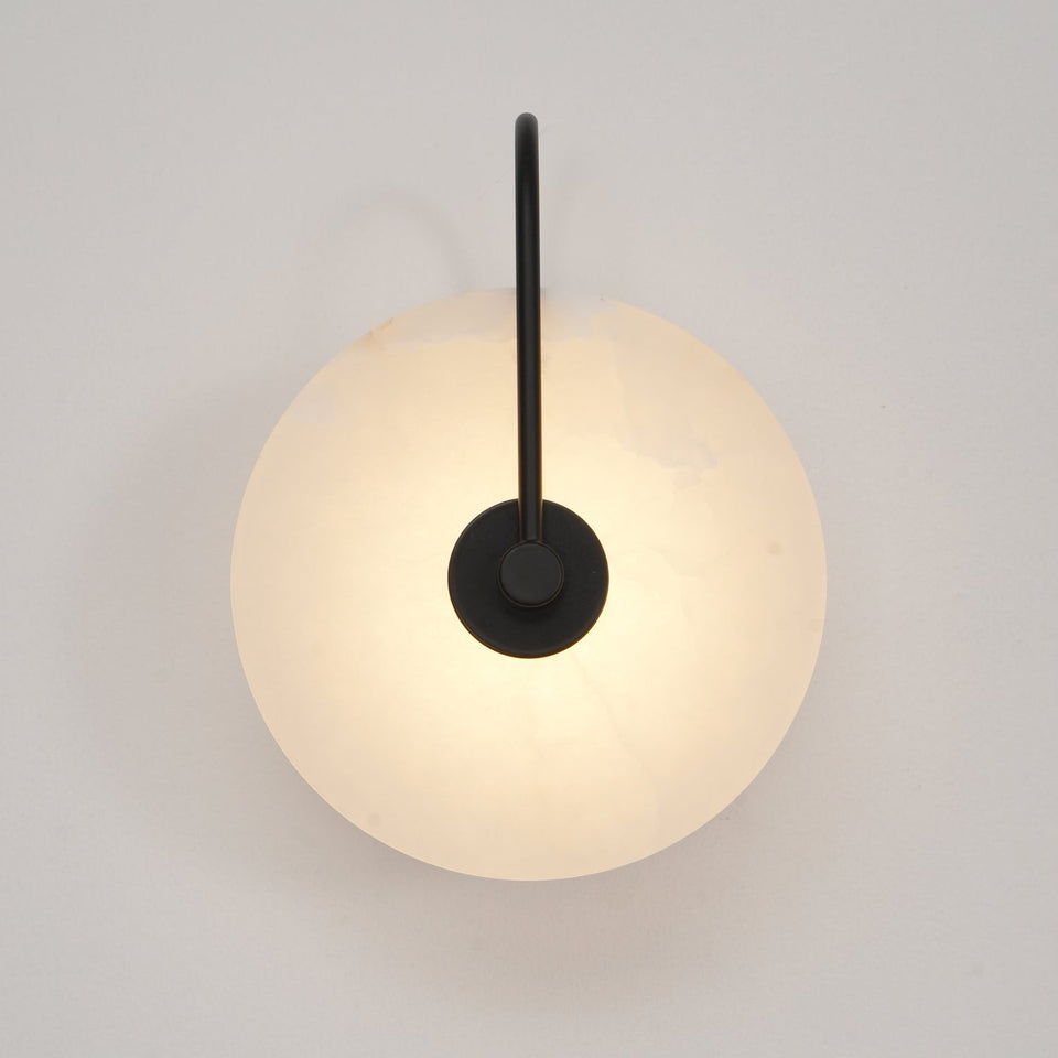 LED Alabaster Wall Lamp-Lighting > Wall Lights-casanuva-casanuva