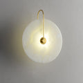 LED Alabaster Wall Lamp-Lighting > Wall Lights-casanuva-casanuva