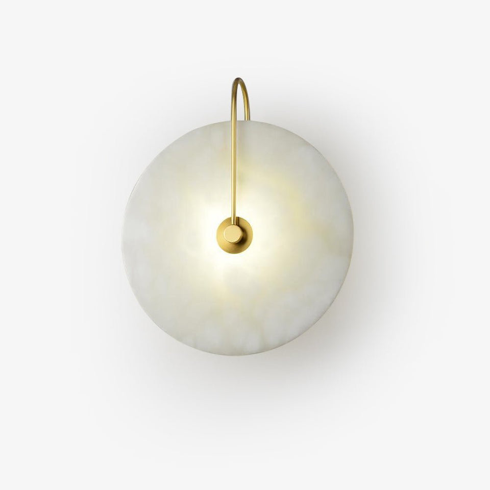 LED Alabaster Wall Lamp-Lighting > Wall Lights-casanuva-casanuva
