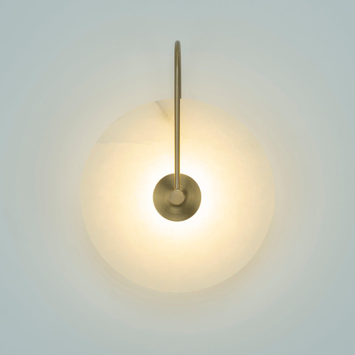 LED Alabaster Wall Lamp-Lighting > Wall Lights-casanuva-casanuva