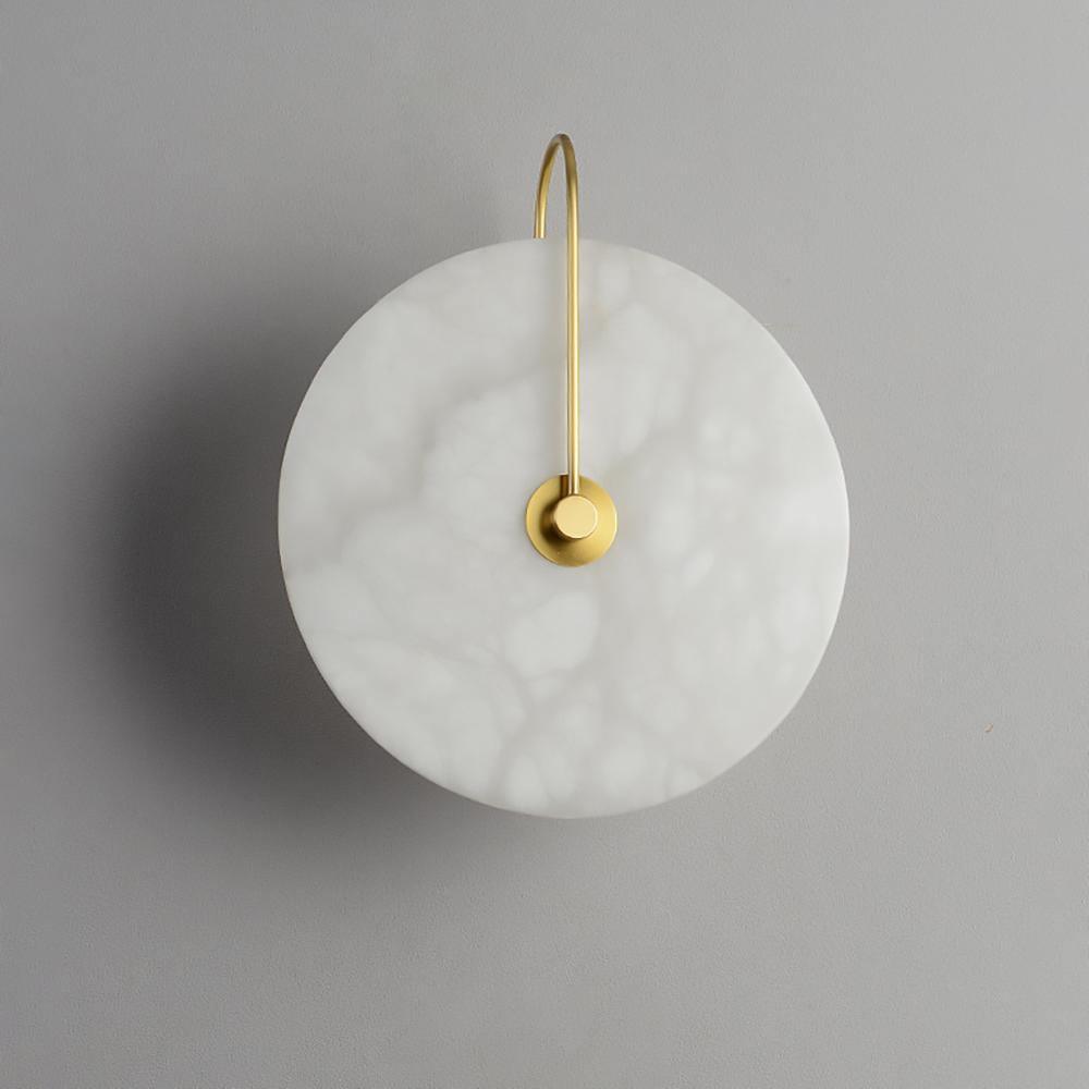 LED Alabaster Wall Lamp-Lighting > Wall Lights-casanuva-casanuva