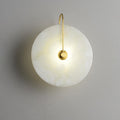 LED Alabaster Wall Lamp-Lighting > Wall Lights-casanuva-5.9" / Dia 15cm-Gold-Warm Light-casanuva
