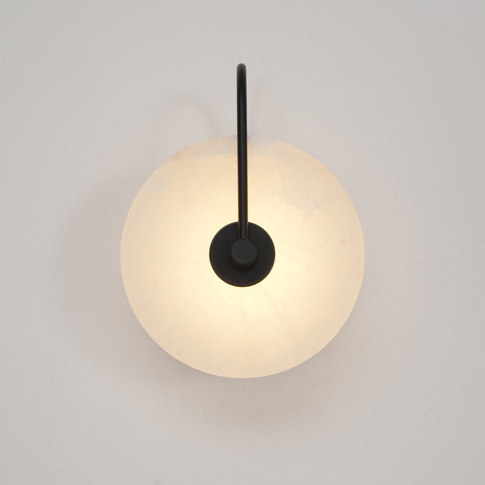 LED Alabaster Wall Lamp-Lighting > Wall Lights-casanuva-casanuva