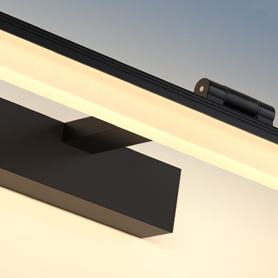 LED Black Bathroom Wall Mirror Light-Lighting > Wall Lights-casanuva-casanuva