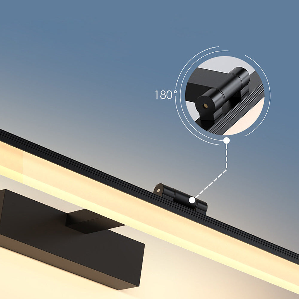 LED Black Bathroom Wall Mirror Light-Lighting > Wall Lights-casanuva-casanuva