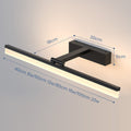 LED Black Bathroom Wall Mirror Light-Lighting > Wall Lights-casanuva-casanuva