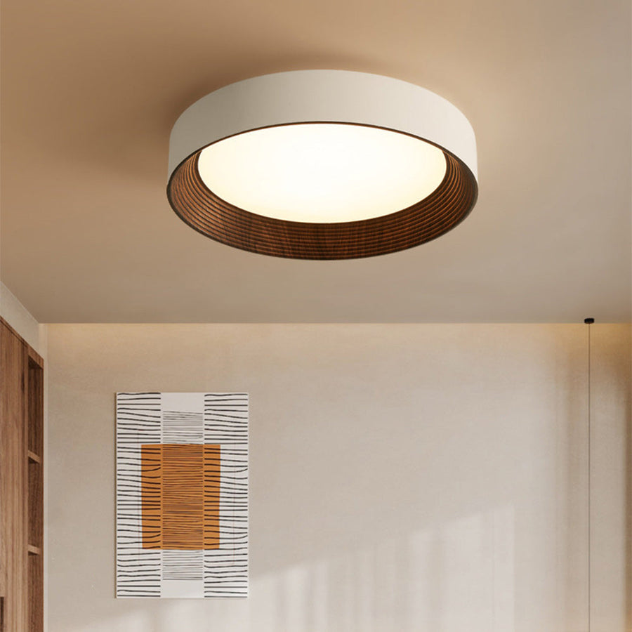 LED Ceiling Light Modern Design-Lighting > Ceiling Lights-casanuva-Walnut-D35*H10CM-casanuva