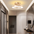 LED Ceiling Light Modern Iron Hallway Fixture-Lighting > Ceiling Lights-casanuva-Gold-D30*H8CM-Warm Light-casanuva