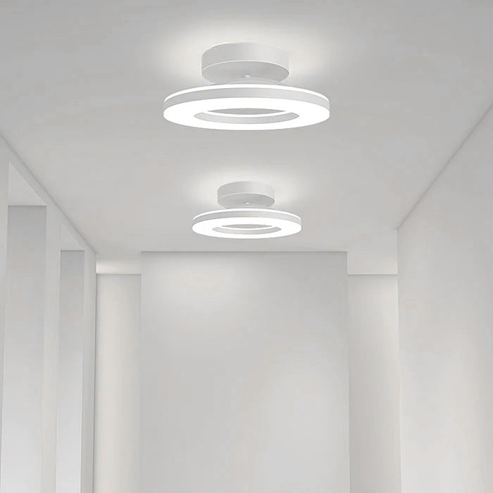 LED Ceiling Light Modern Iron Hallway Fixture-Lighting > Ceiling Lights-casanuva-White-D20*H8CM-White Light-casanuva