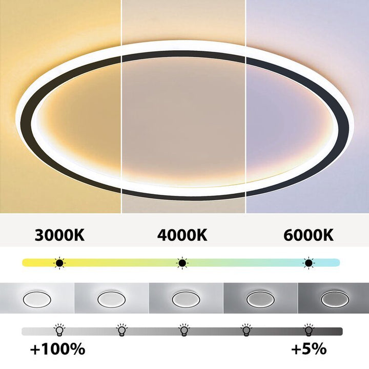 LED Ceiling Light Nordic Style Disc Design-Lighting > Ceiling Lights-casanuva-casanuva