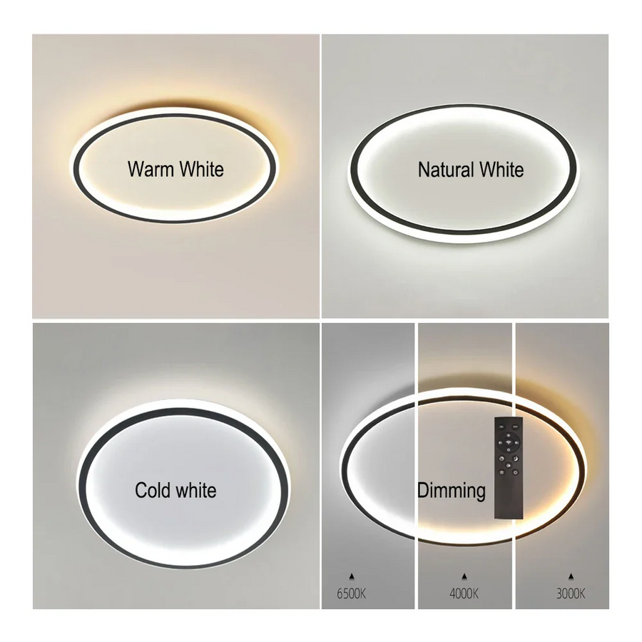 LED Ceiling Light Nordic Style Disc Design-Lighting > Ceiling Lights-casanuva-casanuva