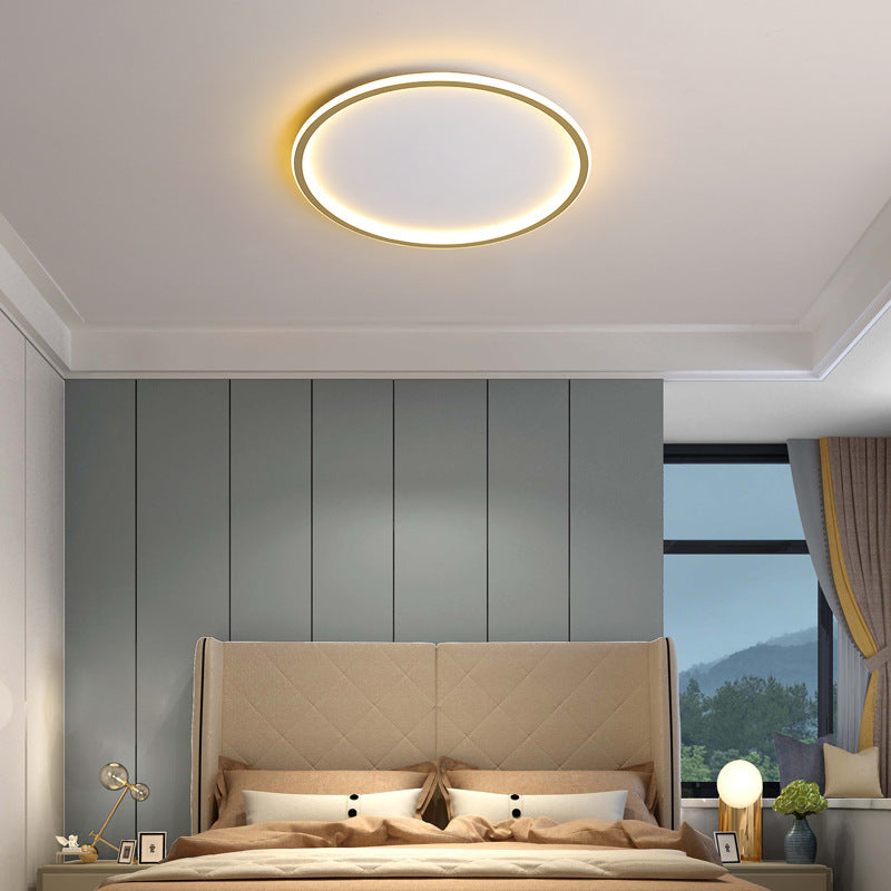 LED Ceiling Light Nordic Style Disc Design-Lighting > Ceiling Lights-casanuva-Gold-D30cm*H5cm-Warm Light-casanuva