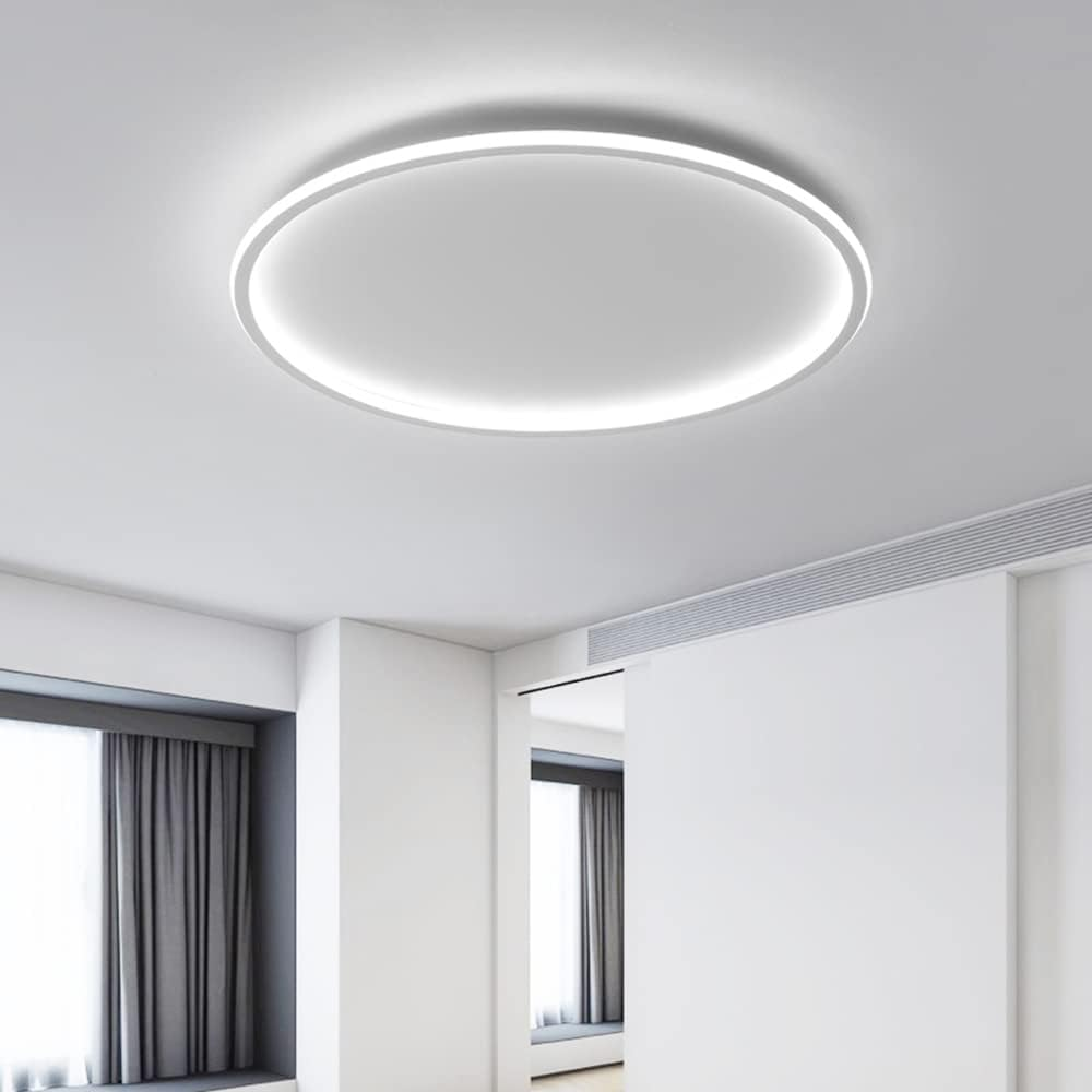 LED Ceiling Light Nordic Style Disc Design-Lighting > Ceiling Lights-casanuva-White-D50cm*H5cm-White Light-casanuva