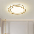 LED Circle Ceiling Light Minimalist Design-Lighting > Ceiling Lights-casanuva-Gold-D45CM*H5CM-Warm Light-casanuva