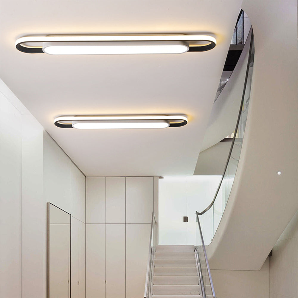 LED Corridor Ceiling Light-Lighting > Ceiling Lights-casanuva-Black-D40*W12*H5CM-Neutral Light-casanuva
