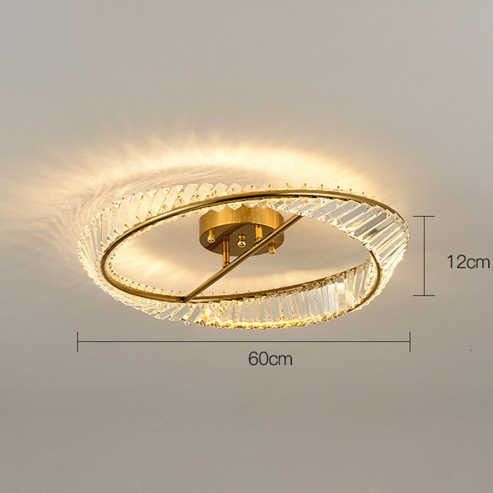 LED Crystal Ceiling Light Fixture-Lighting > Ceiling Lights-casanuva-casanuva