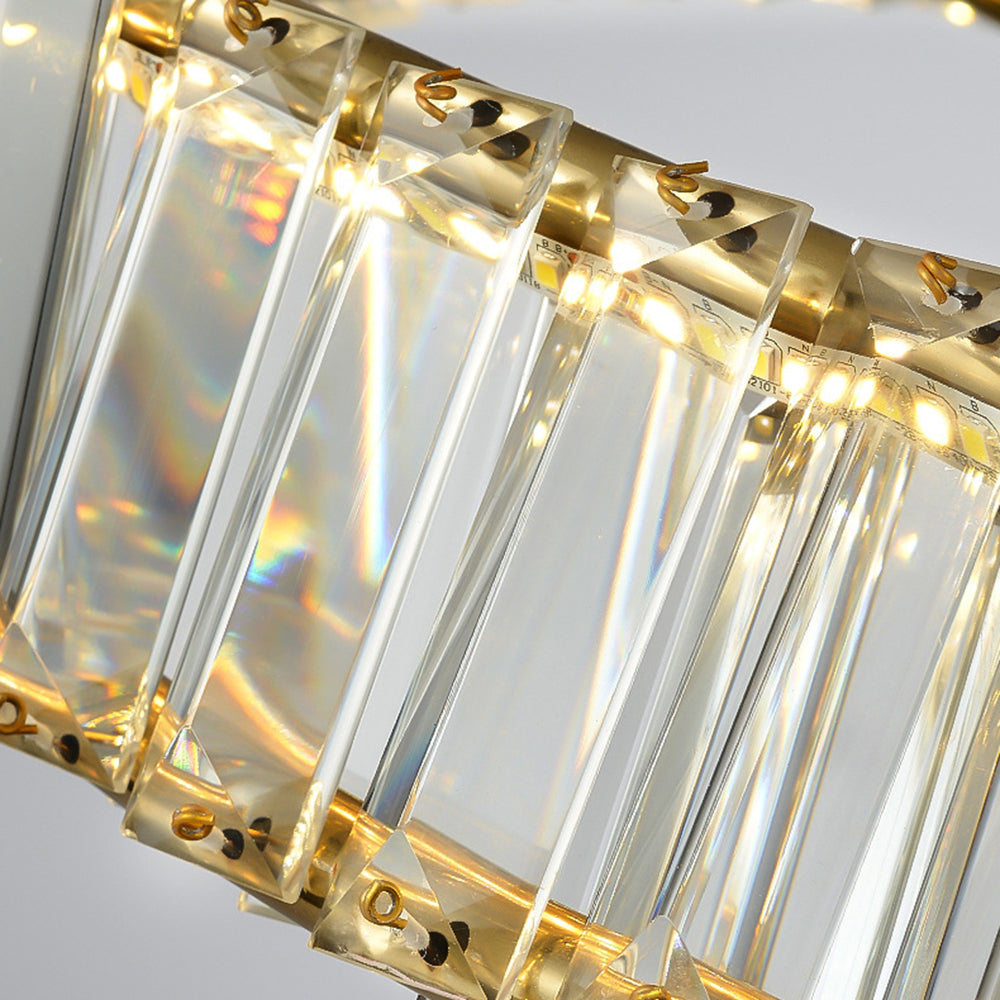 LED Crystal Ceiling Light Fixture-Lighting > Ceiling Lights-casanuva-casanuva