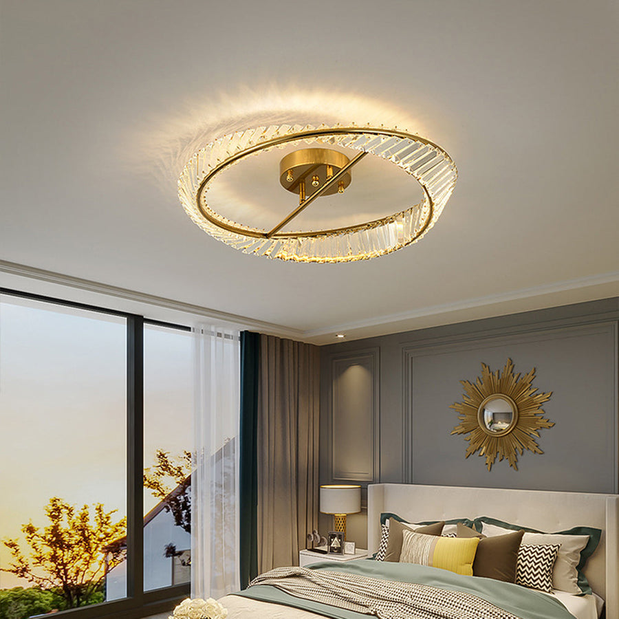 LED Crystal Ceiling Light Fixture-Lighting > Ceiling Lights-casanuva-casanuva