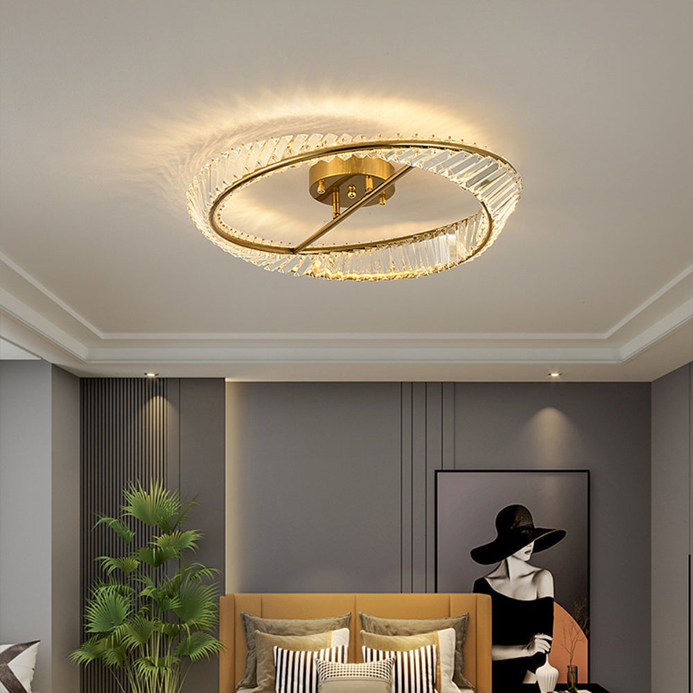 LED Crystal Ceiling Light Fixture-Lighting > Ceiling Lights-casanuva-casanuva