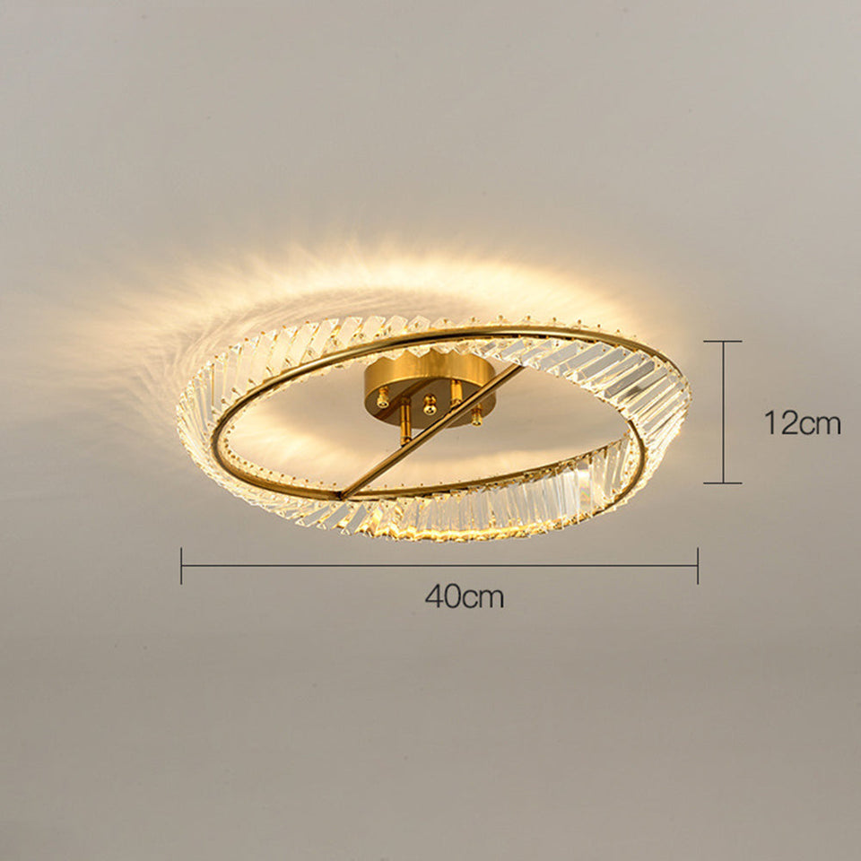 LED Crystal Ceiling Light Fixture-Lighting > Ceiling Lights-casanuva-casanuva