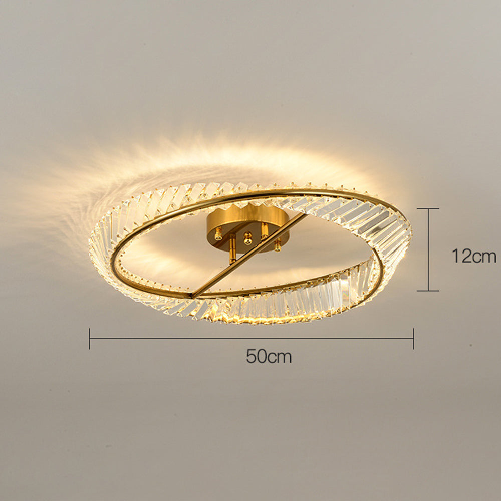 LED Crystal Ceiling Light Fixture-Lighting > Ceiling Lights-casanuva-casanuva