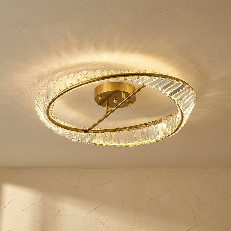 LED Crystal Ceiling Light Fixture-Lighting > Ceiling Lights-casanuva-casanuva