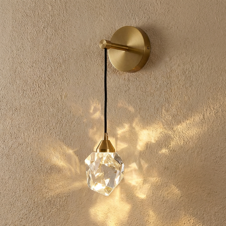 LED Crystal Wall Lamp Nordic Design-Lighting > Wall Lights-casanuva-casanuva