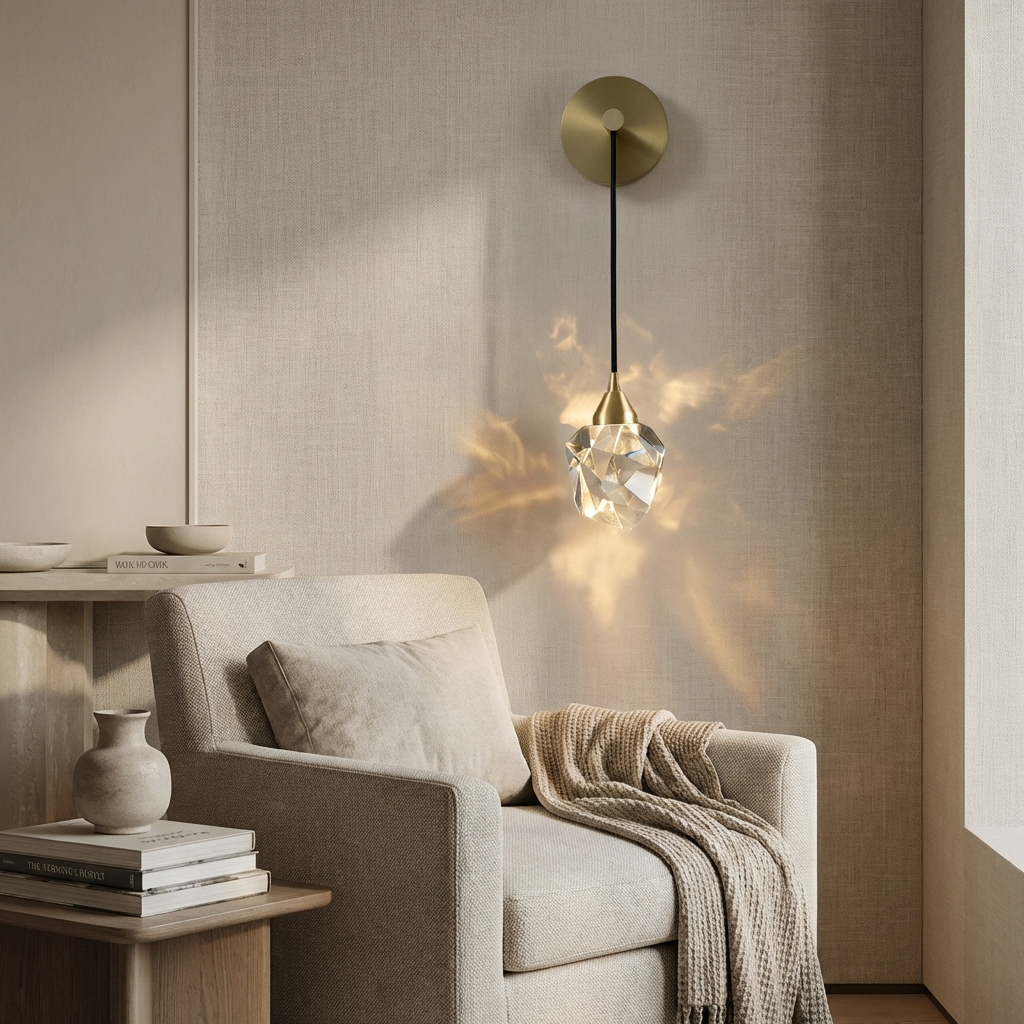 LED Crystal Wall Lamp Nordic Design-Lighting > Wall Lights-casanuva-casanuva