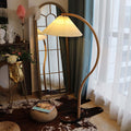 LED Floor Lamp Fabric Shade Beige 12W-Lighting > Floor Lamps-casanuva-Beige-white light-casanuva