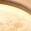 LED Flush Mount Ceiling Light Round Moon Design PVC Nordic Minimalist-Lighting > Ceiling Lights-casanuva-casanuva