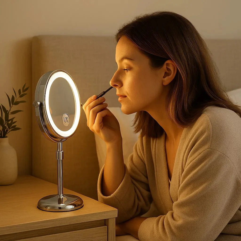 LED Makeup Mirror Stand for Bathroom-Bedding & Bath > Bathroom Accessories-casanuva-casanuva