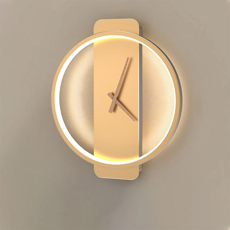 LED Minimalist Wall Clock-Home Decor > Clocks-casanuva-Doré-Blanc chaud-W 30x35cm-casanuva