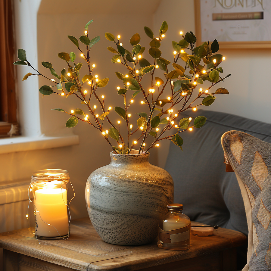 LED Olive Branch Fairy Light-Lighting > Ambient Lighting-casanuva-casanuva