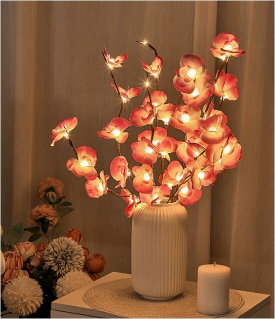 LED Olive Branch Fairy Light-Lighting > Ambient Lighting-casanuva-Cherry Blossom-casanuva