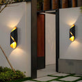 LED Outdoor Wall Light Spiral Design-Lighting > Outdoor Lighting-casanuva-Black Gold-L30cm*W9cm-White Light-casanuva