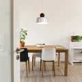 LED Pendant Light Cream Finish-Lighting > Pendant Lights-casanuva-casanuva